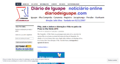 Desktop Screenshot of diariodeiguape.com